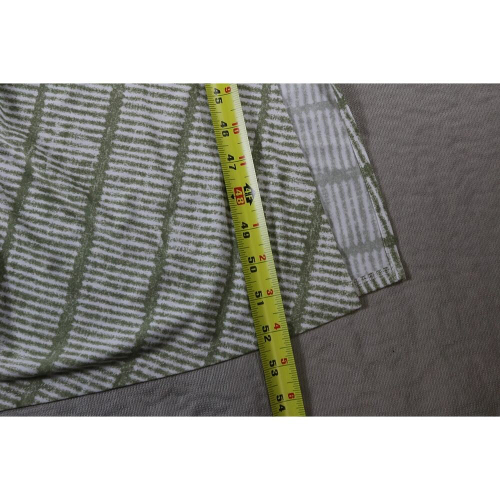 New Tommy Bahama Dress L Green Carmela Bungalow Bay Stripe Faux Wrap Maxi UPF 30 - Picture 14 of 14
